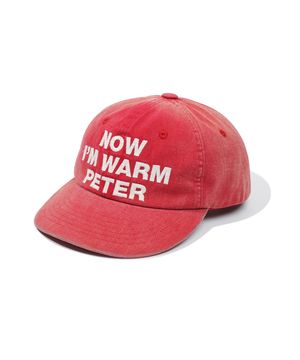 6-PANEL NOW IM WARM PETER CAP - RED