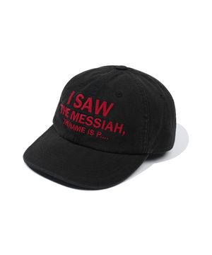 6-PANEL MESSIAH CAP - BLACK
