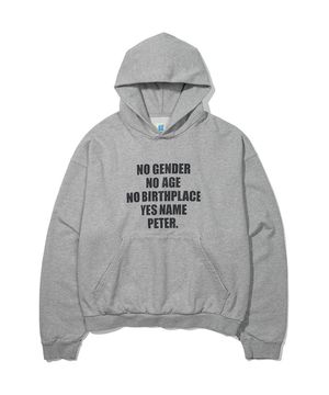 WHO PETER HOODIE - GRAY