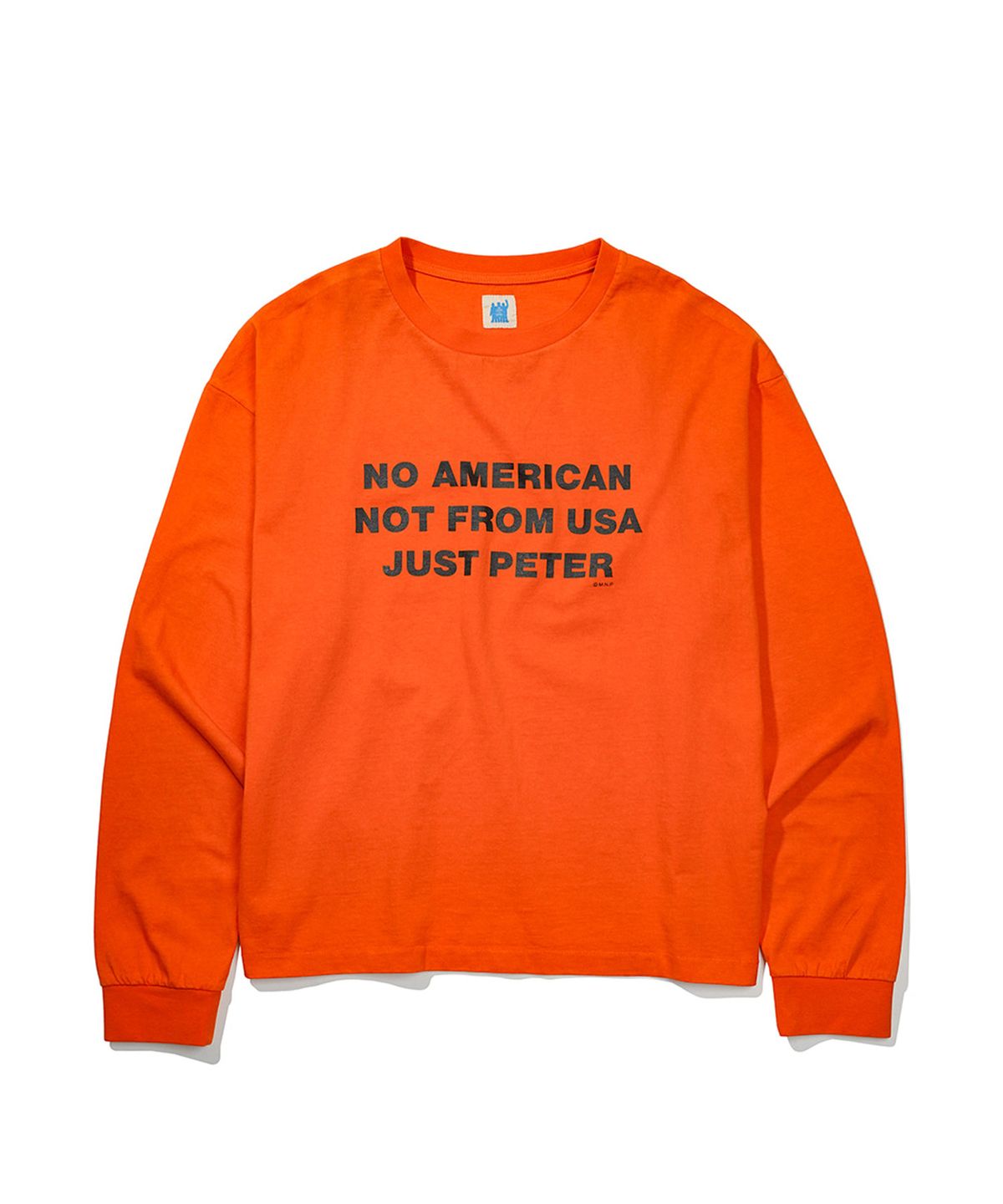 마이네임이즈피터(MYNAMEISPETER) JUST PETER T-SHIRTS - ORANGE