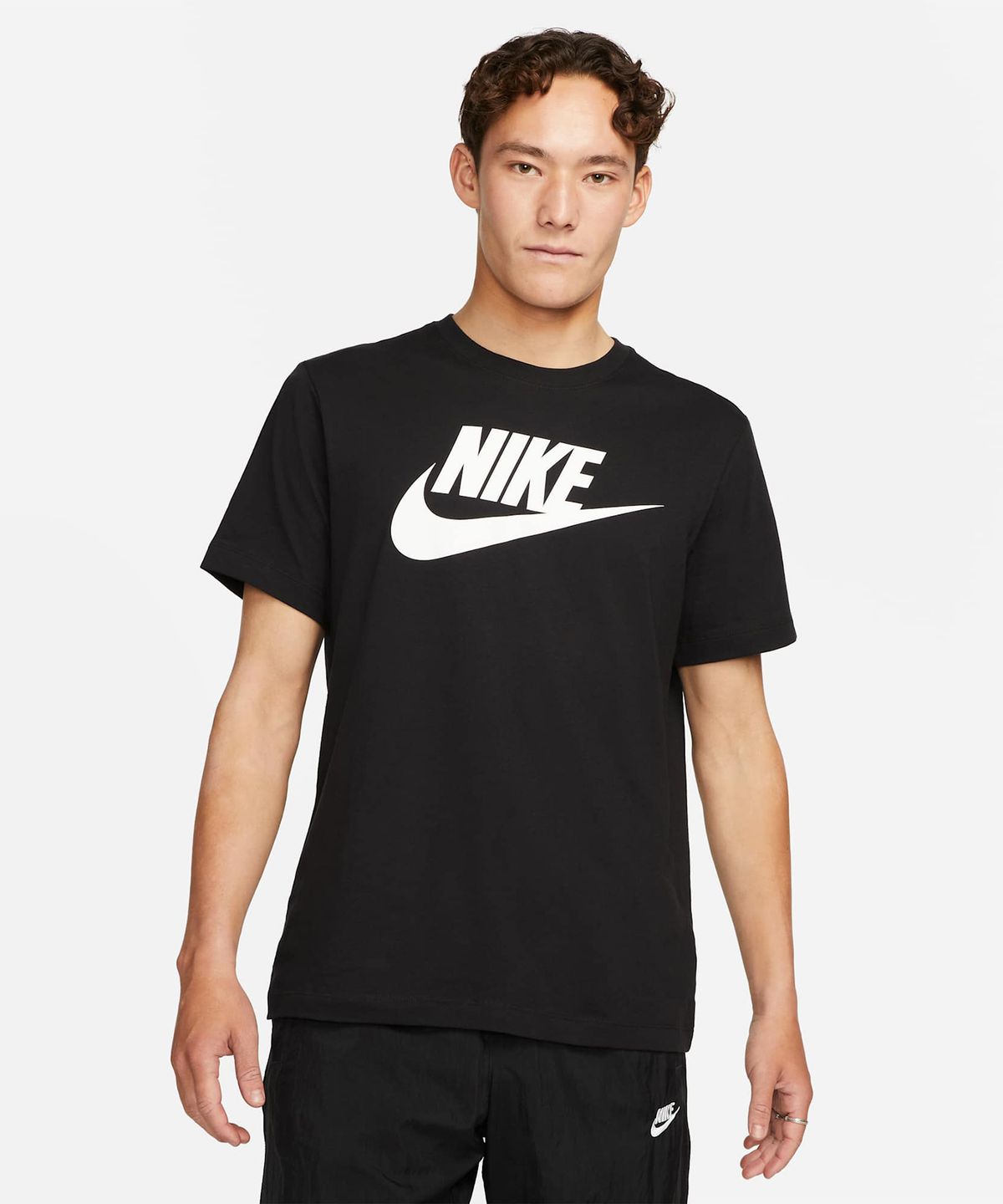 나이키(NIKE) 스포츠웨어 티셔츠 M - 블랙:화이트 / AR5005-010