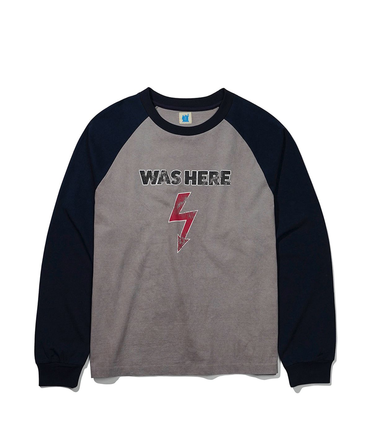 마이네임이즈피터(MYNAMEISPETER) WAS HERE T-SHIRTS - LIGHT GRAY & NAVY