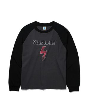 WAS HERE T-SHIRTS - GRAY & BLACK