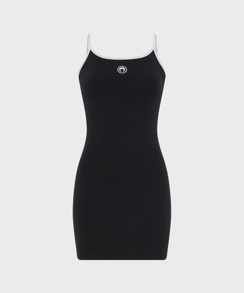 (W) 문 로고 저지 미니 드레스 블랙 MOON LOGO JERSEY MINI DRESS BK99 BLACK
