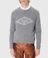 (M) 클린 울 니트 크루넥 스웨터 다크 그레이 CLEAN WOOL KNIT CREWNECK SWEATER GR90 DARK GREY