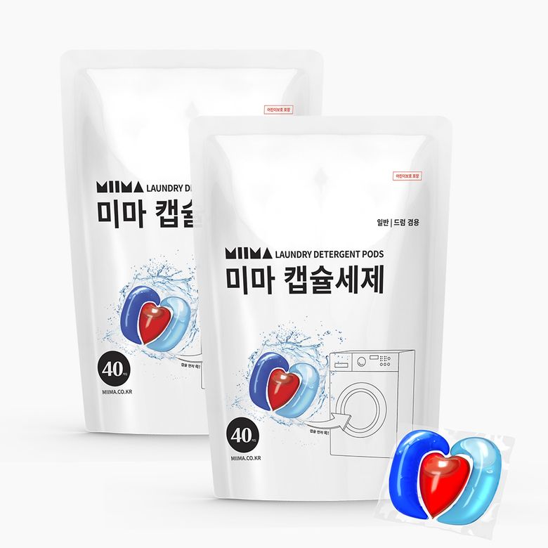 미마 캡슐세제 (40개입)* 2개