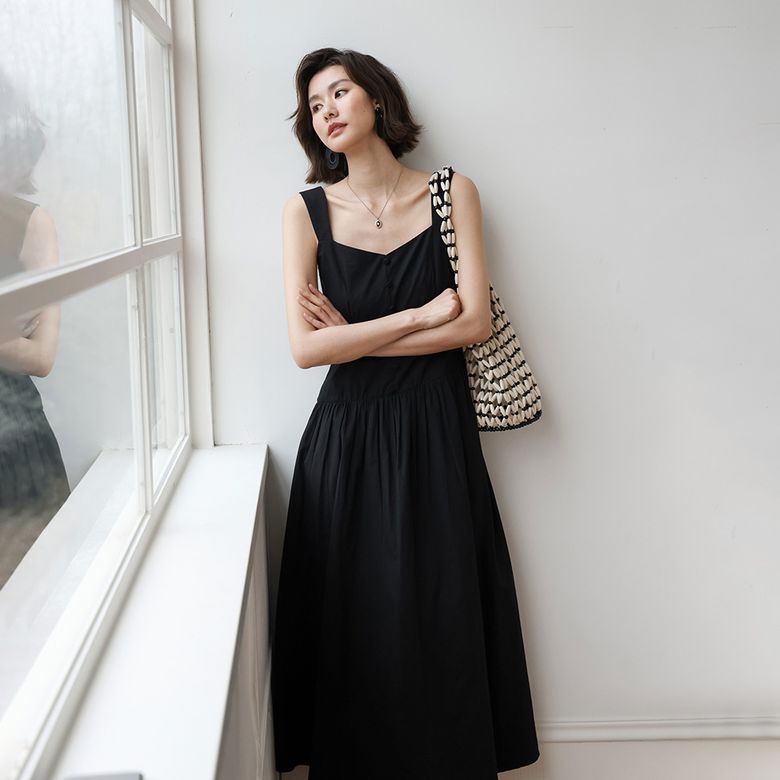 LS_Slim cotton holiday dress