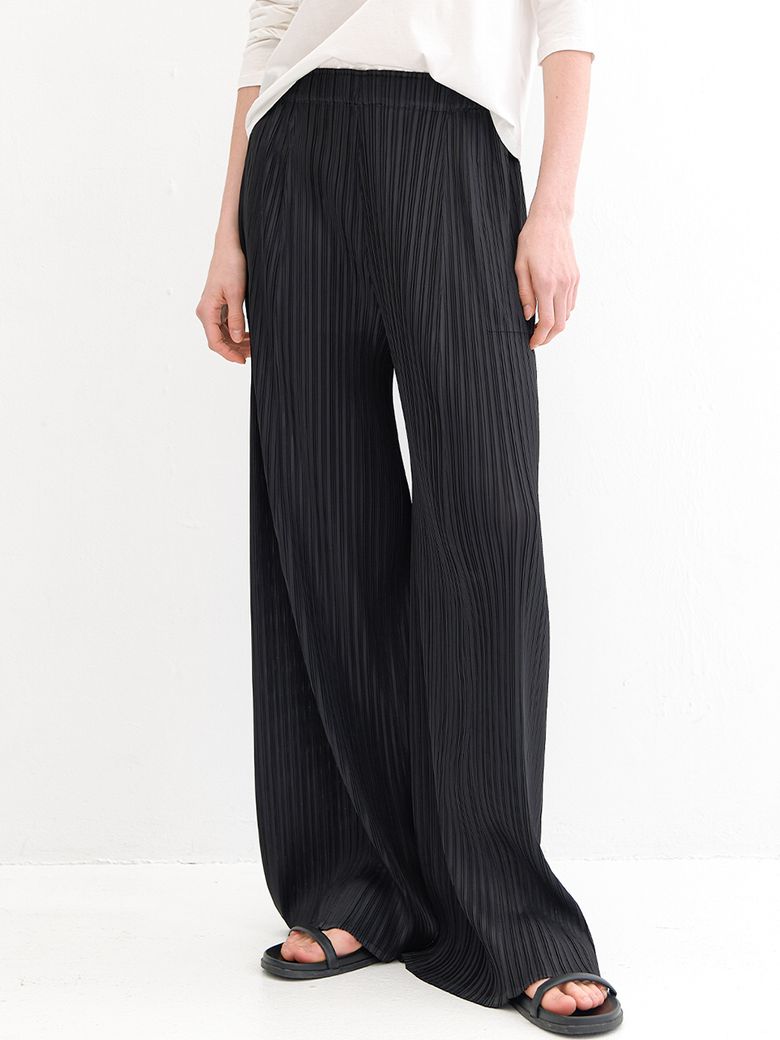 PLEATS OUT POCKET WIDE PANTS(PT-5632)