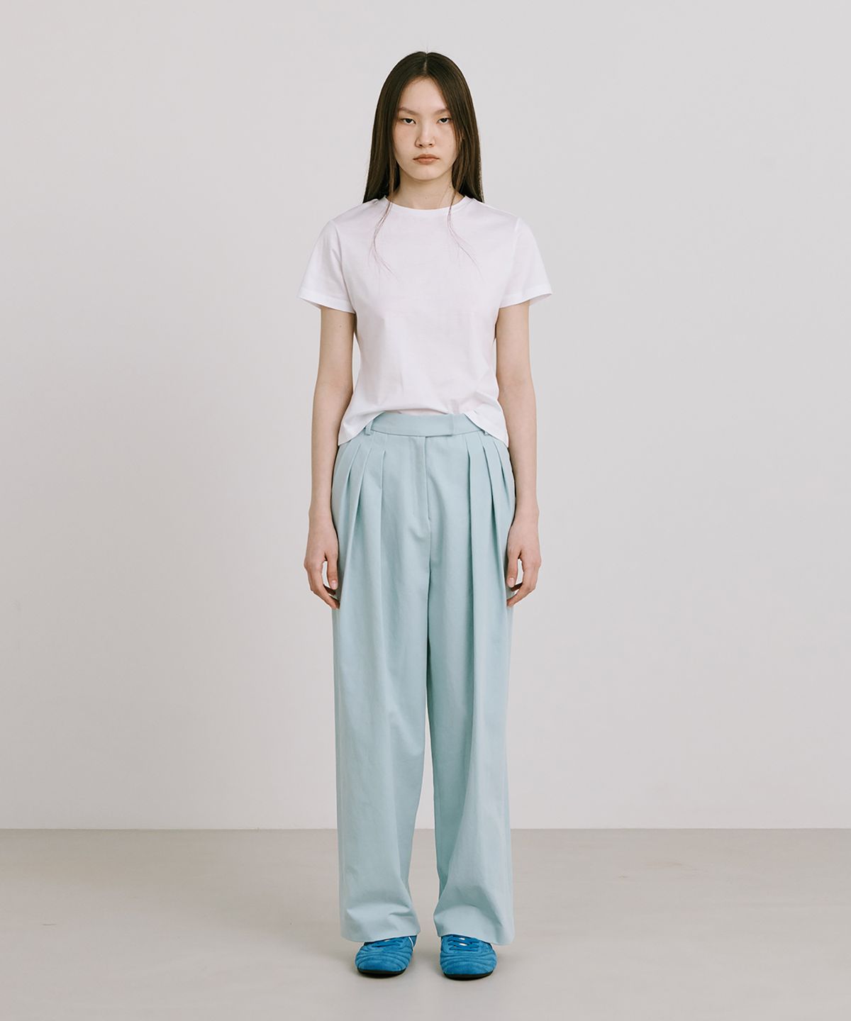 분더캄머(WNDERKAMMER) 25 Cotton Wide Pants_Mint(25코튼와이드팬츠_민트)