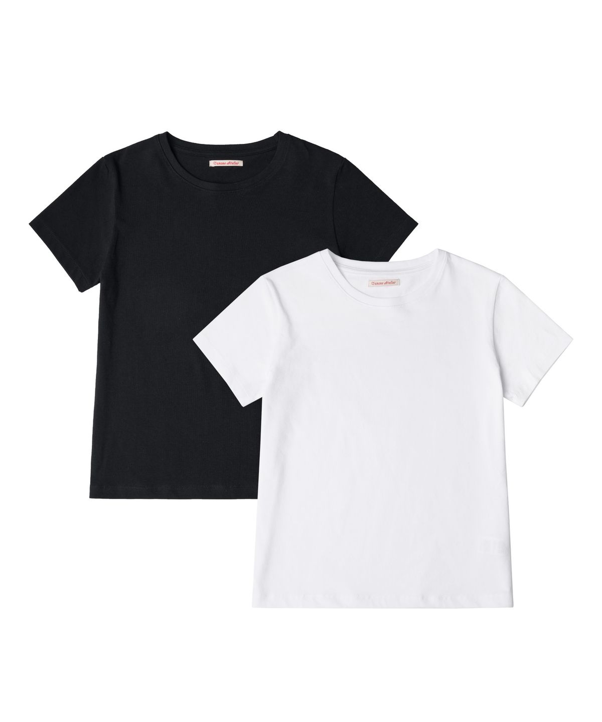 반원 아틀리에(VANONE ATELIER) [2PACK] A3487 에센셜 레귤러핏 티셔츠_2 COLOR