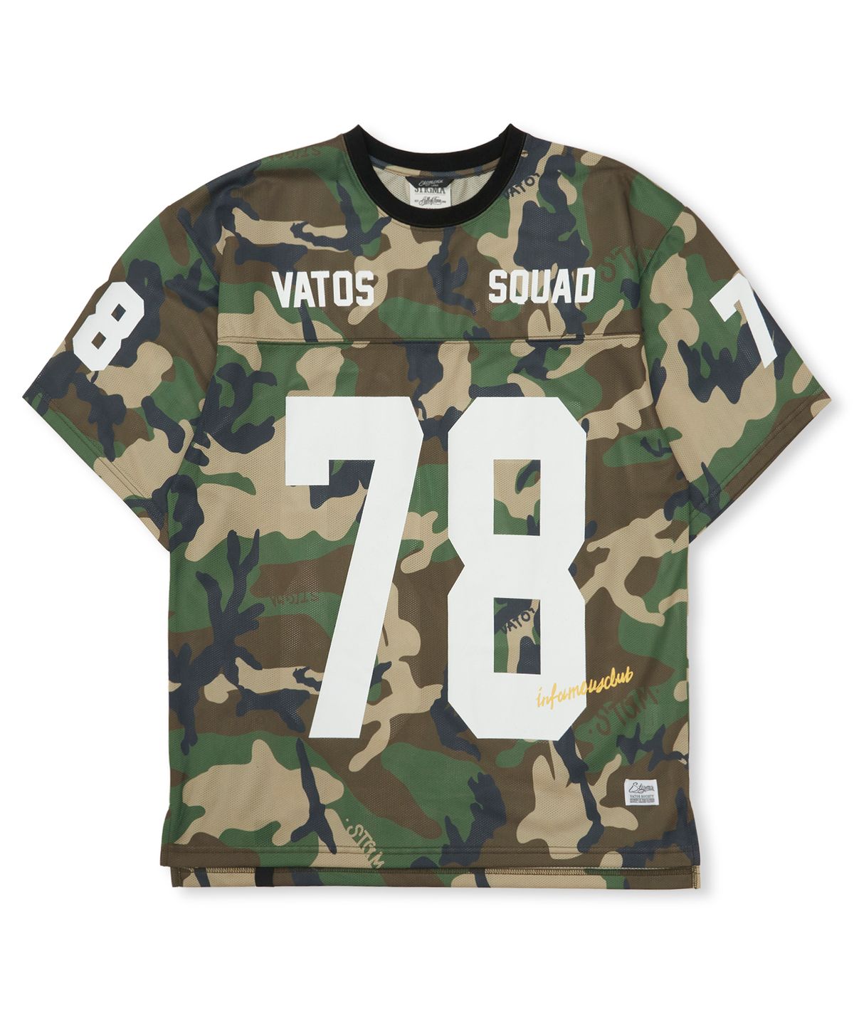 스티그마(STIGMA) Mesh Oversized T-shirts Camouflage