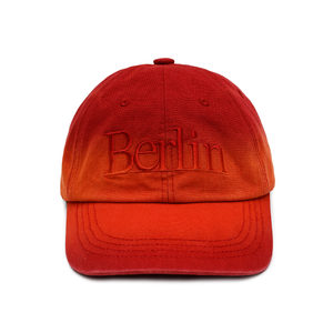 MAUER  BERLIN STAIN BALL CAP (RED)
