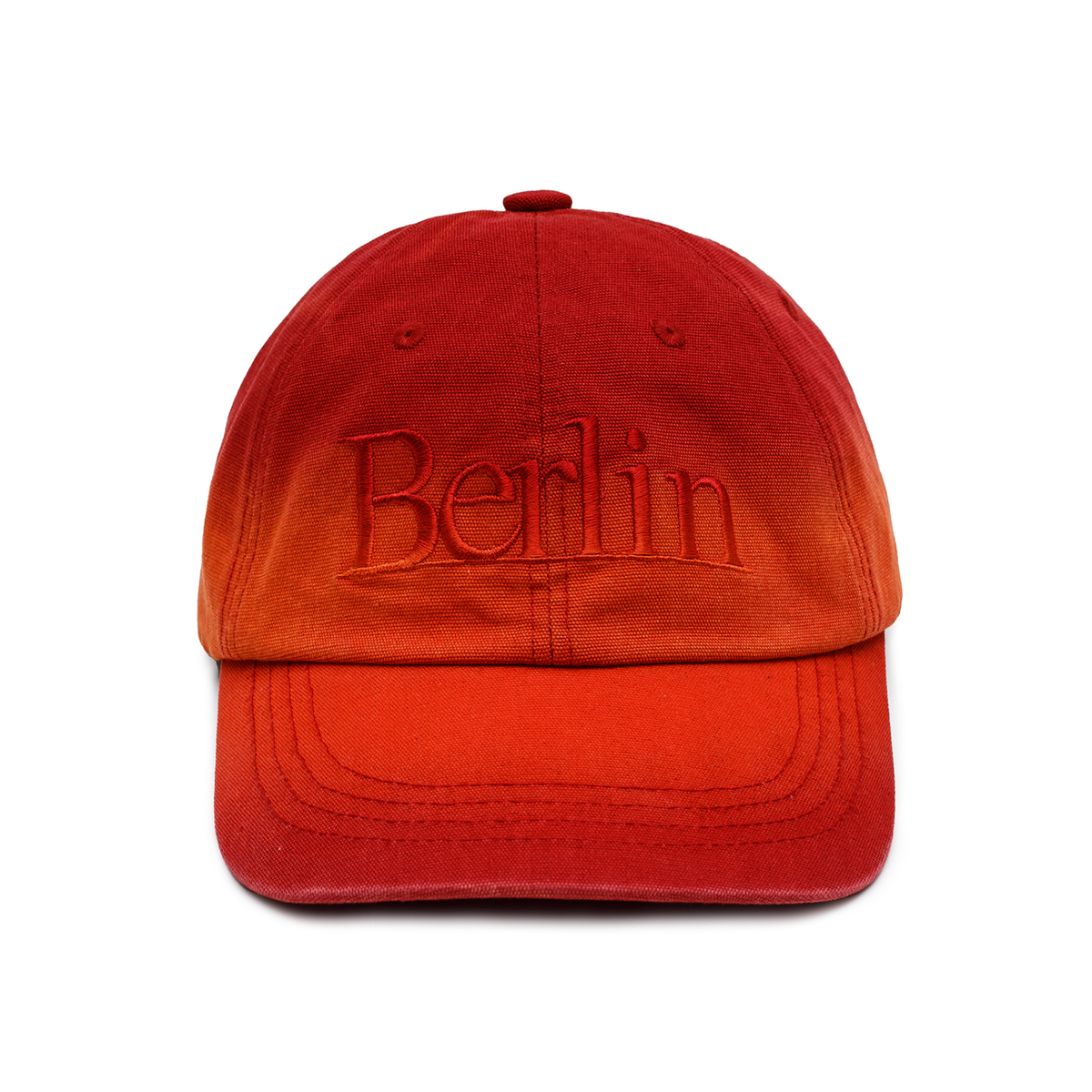 마우어(MAUER) MAUER  BERLIN STAIN BALL CAP (RED)