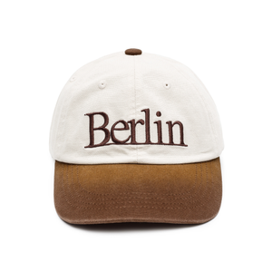 MAUER  BERLIN STAIN BALL CAP (BROWN)