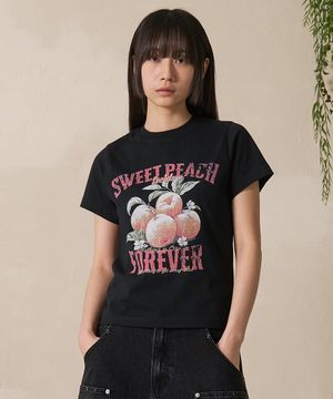 Fruits Field Short Sleeve Black