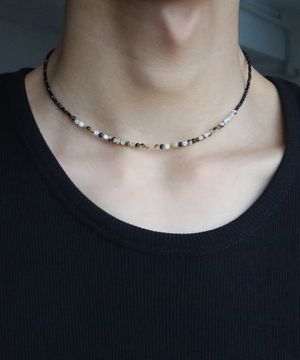 남자 짧은 목걸이 CLEF Note NEC