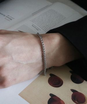 얇은 써지컬 팔찌 체인 CLEF Sphere BRC