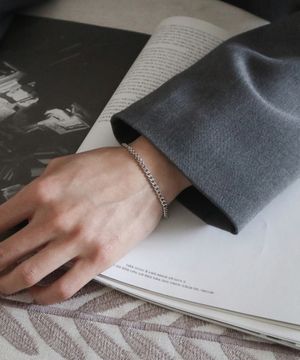 남자 얇은 체인 팔찌 CLEF BassFusion BRC