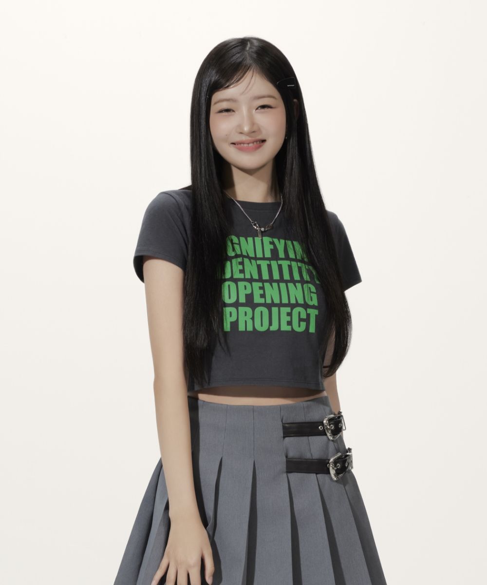 【Opening Project】 W Signifying Cropped T Shirt /追跡付 MUSINSA | OPENING PROJECT W Signifying Cropped T Shirt