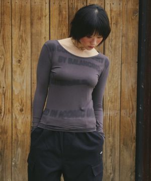 Tipsy Slim Long Sleeve - Charcoal