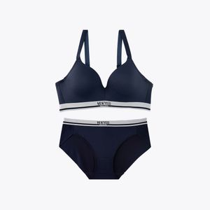 데일리 아쿠아 브라 팬티 세트_네이비