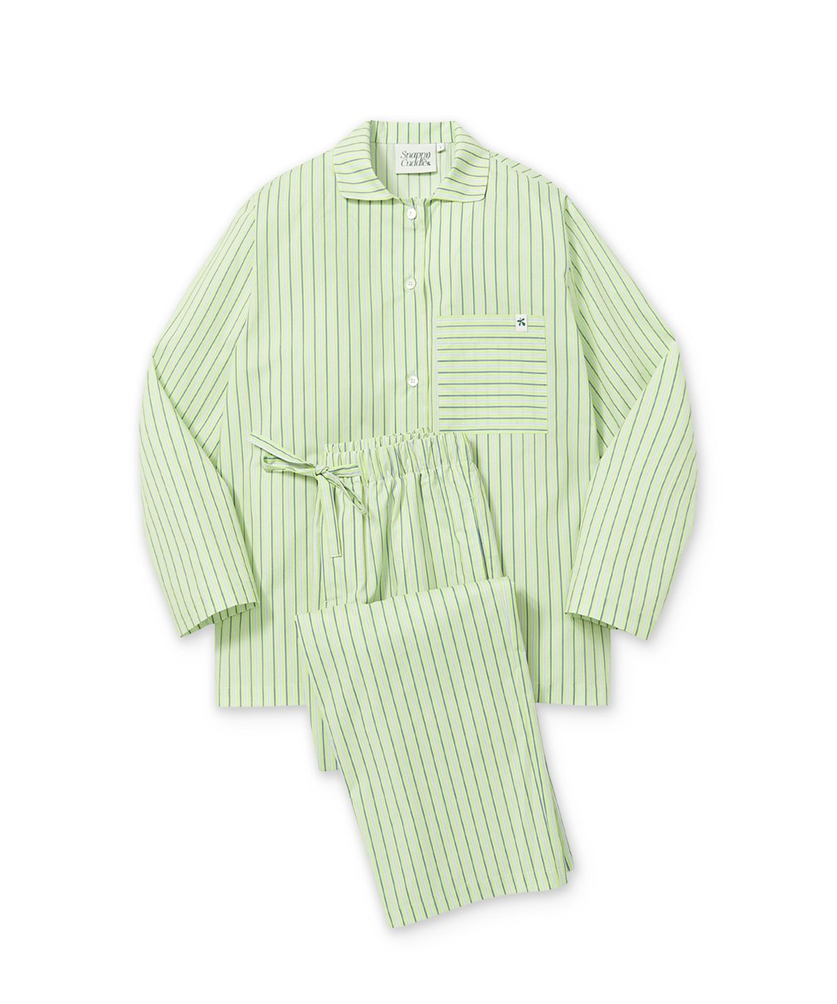 스내피커들(SNAPPY CUDDLE) Green Terrarium Pajama Set