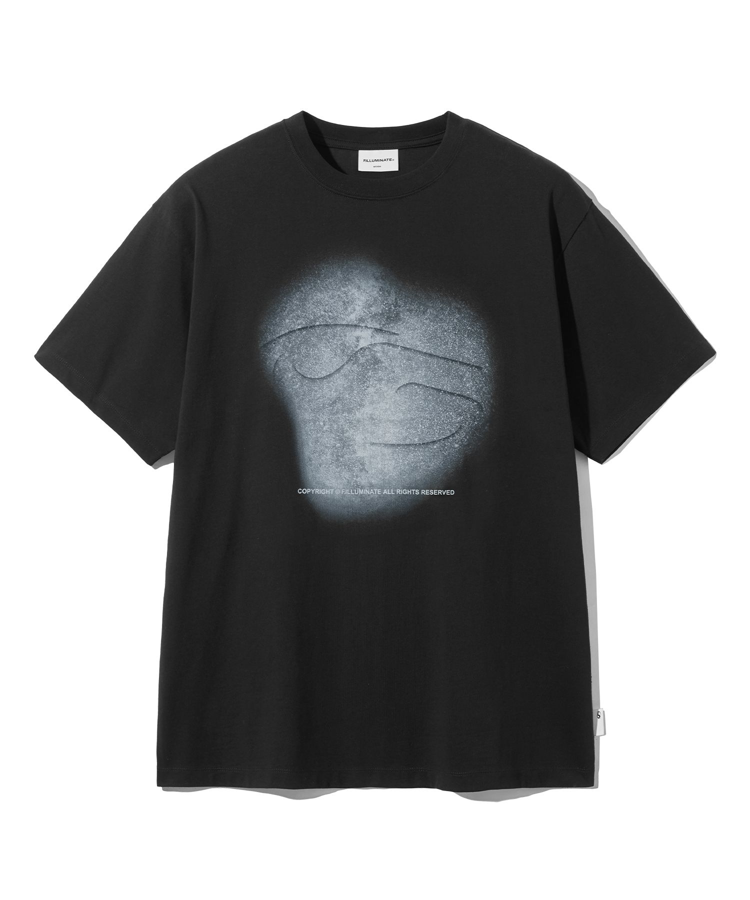 Tシャツ・カットソー [FILLUMINATE] Galaxy Symbol logo T-shirt MUSINSA | FILLUMINATE Galaxy Symbol Logo T-Shirt-Black