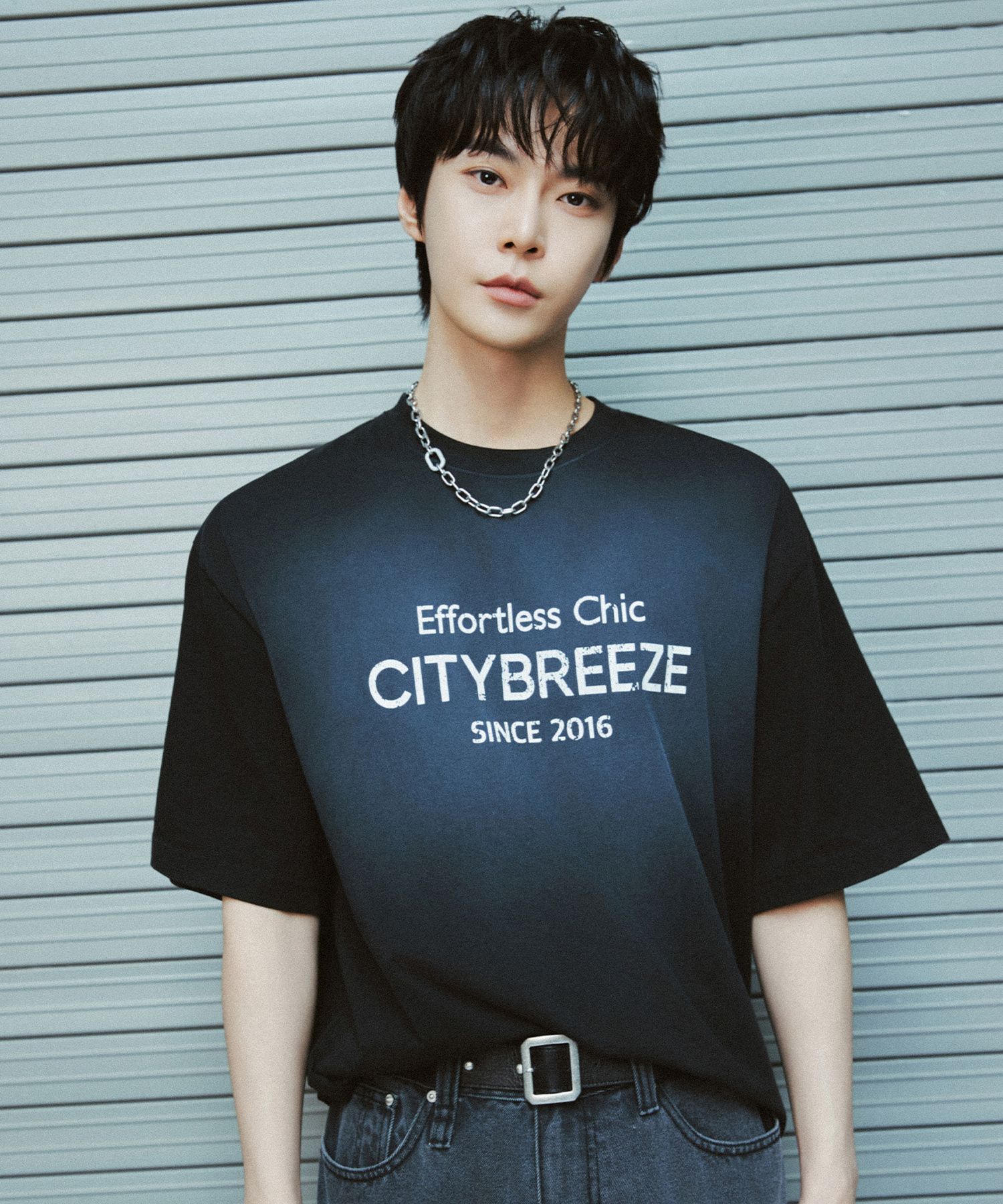 Tシャツ・カットソー citybreeze Smudge Washing Short Sleeve T-Shirt_BLACK MUSINSA | CITYBREEZE Smudge Washing Short Sleeve T-Shirt_BLACK