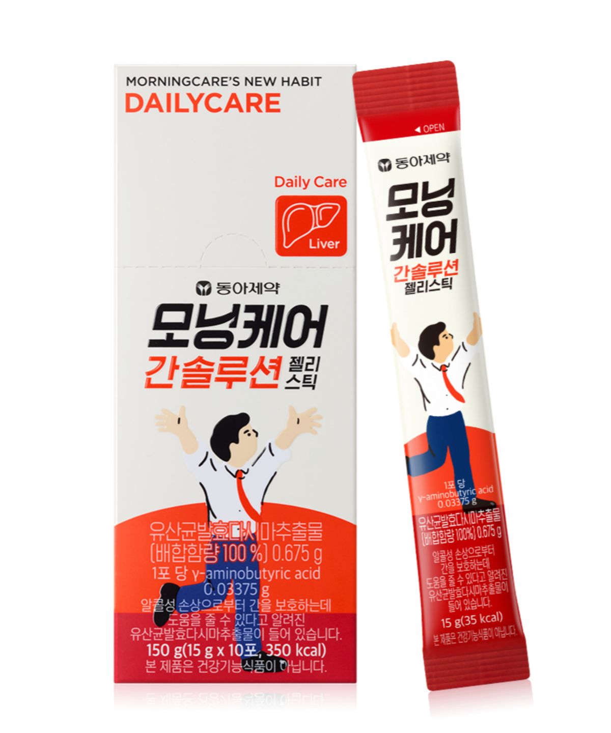 모닝케어(MORNINGCARE) 간솔루션 젤리스틱 (15ml x 10입)