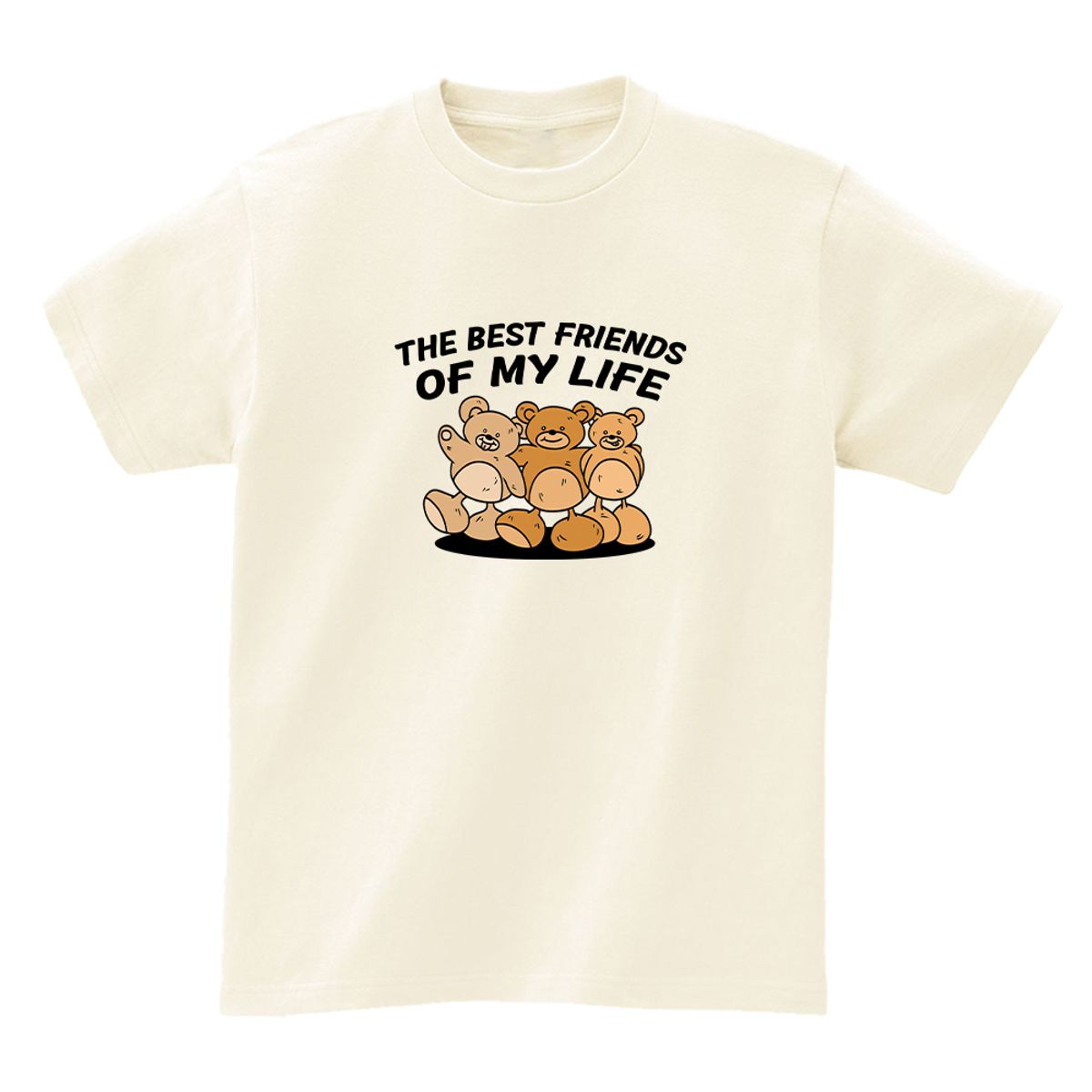 어썸어스(AWESOMEUS) THE BEST FRIENDS OF MY LIFE T-SHIRTS_4COLOR