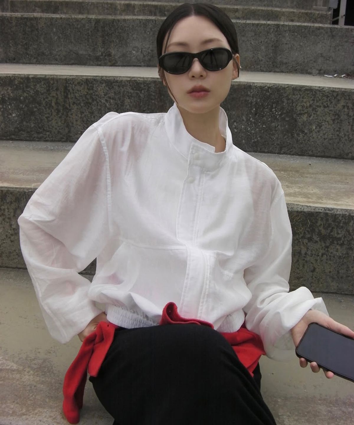 에프디알(FDR) Cloud Sheer Jacket White