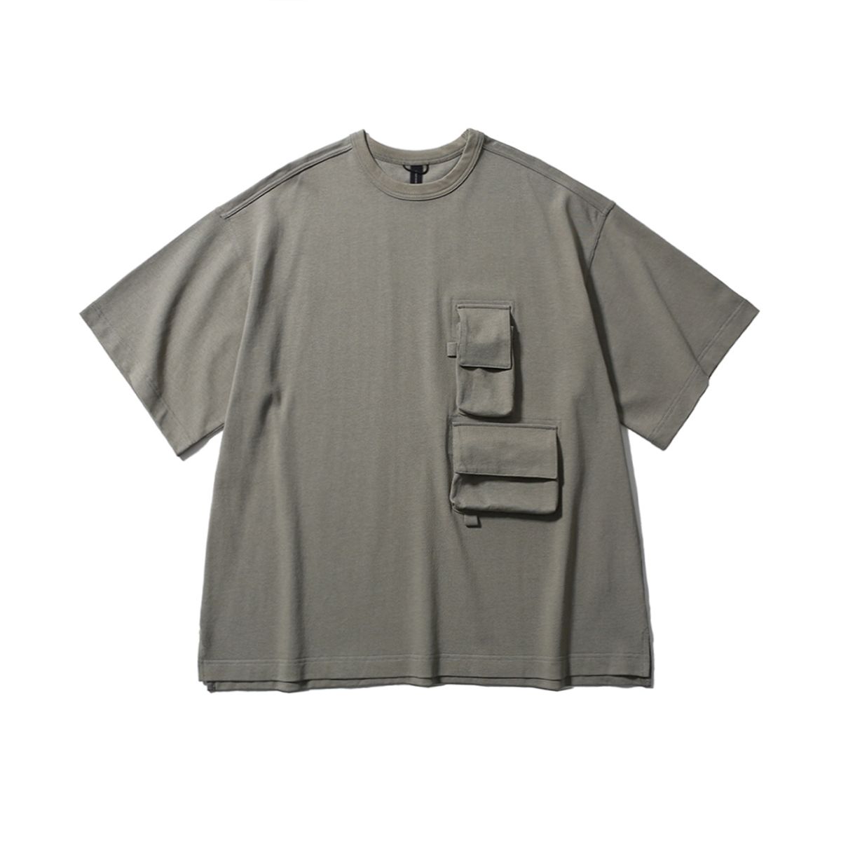 모이프(MOIF) [SS25] MAGAZINE POCKET H/S TEE / FOLIAGE GREEN