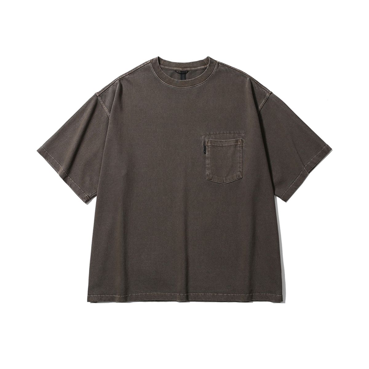 모이프(MOIF) [SS25] GARMENT DYED H/S TEE / DYED BROWN