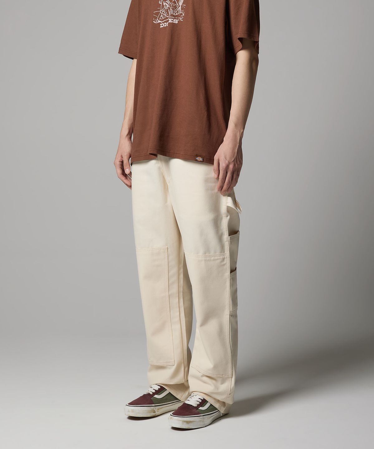 디키즈(DICKIES) 더블니 페인터 팬츠 Natural