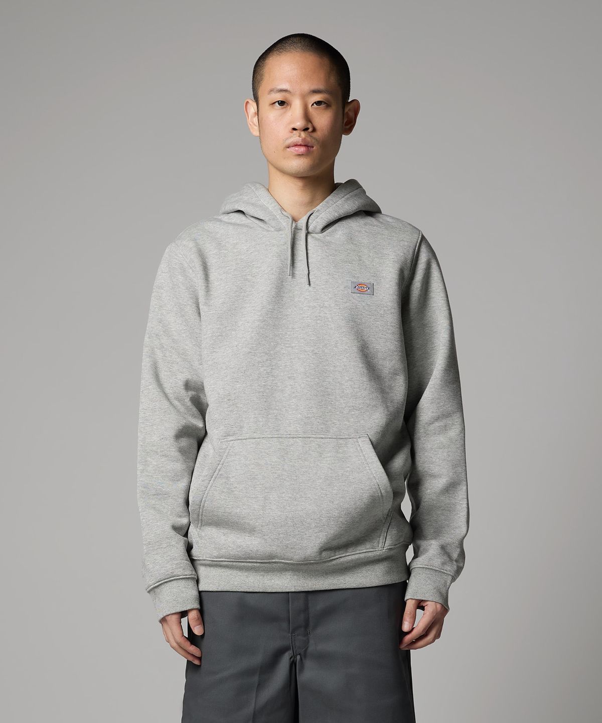 디키즈(DICKIES) 오크포트 후드 Heather Gray