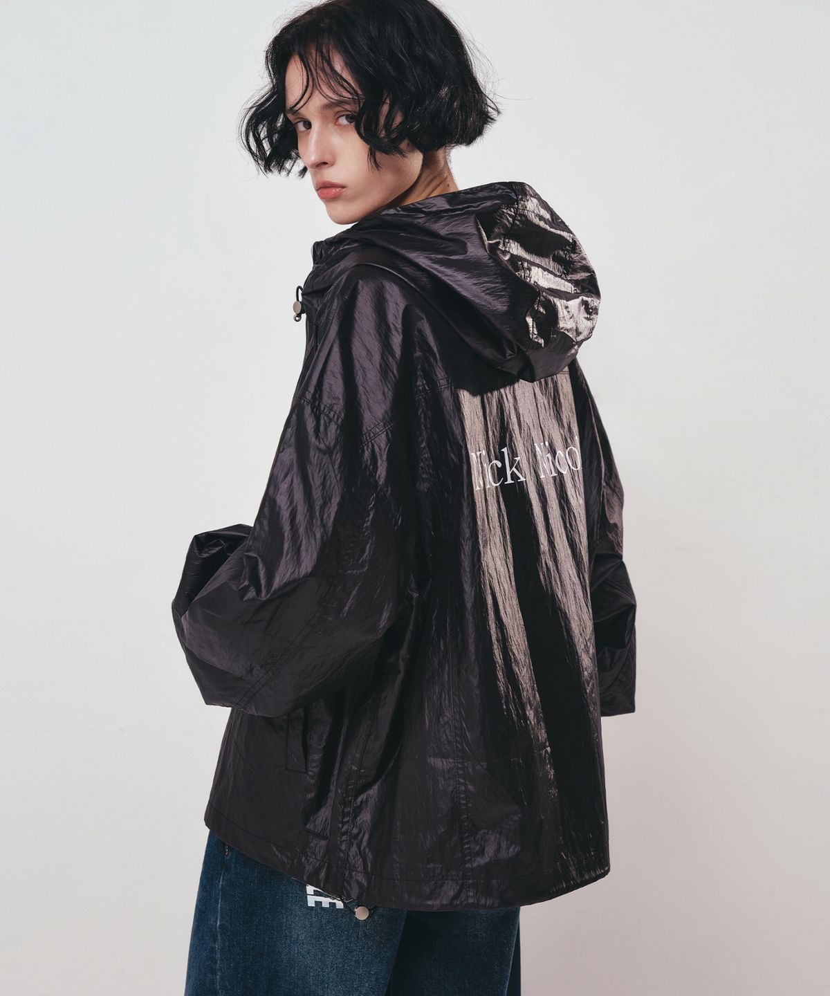 닉앤니콜(NICK&NICOLE) NICOLE HOODY BLOUSON JUMPER_BLACK