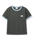 (우먼) JELLY 스몰 로고 링거 반팔 티셔츠_차콜