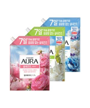 실내건조 섬유유연제 리필 1.7L x 3개 (3종 택1)