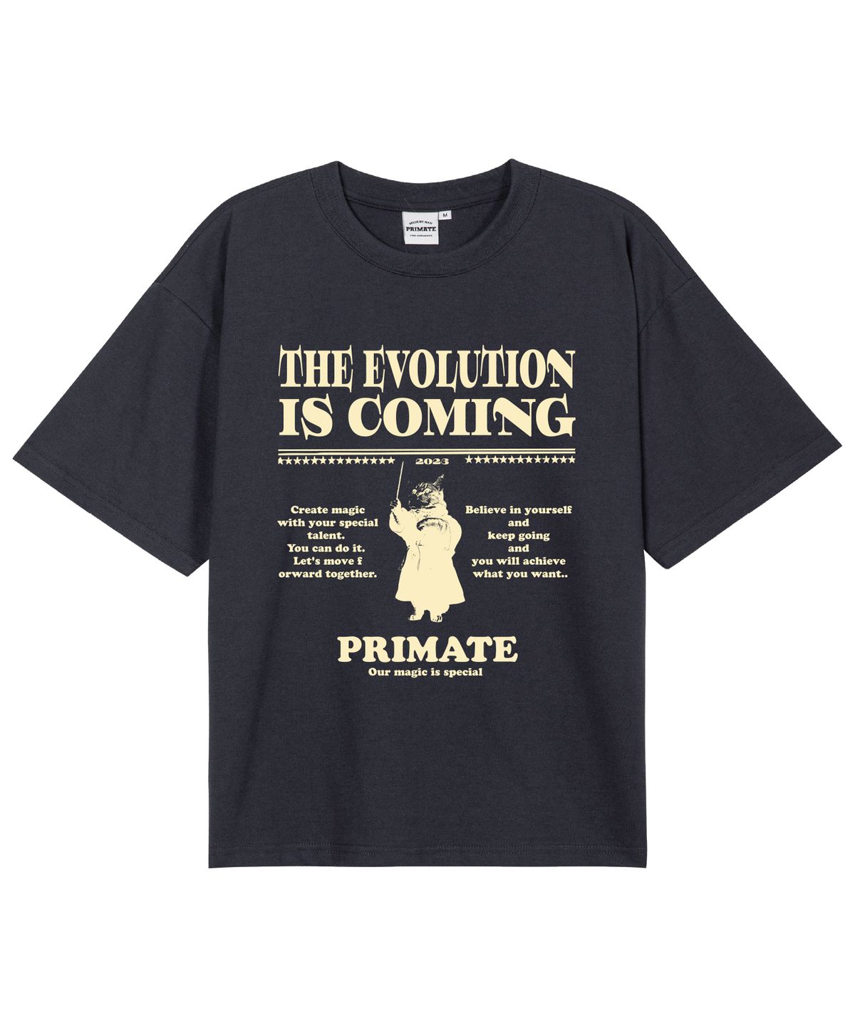 프라임에이트(PRIMATE) [COOL COTTON] MAGIC STICK 오버핏 반팔티셔츠 8 COLORS
