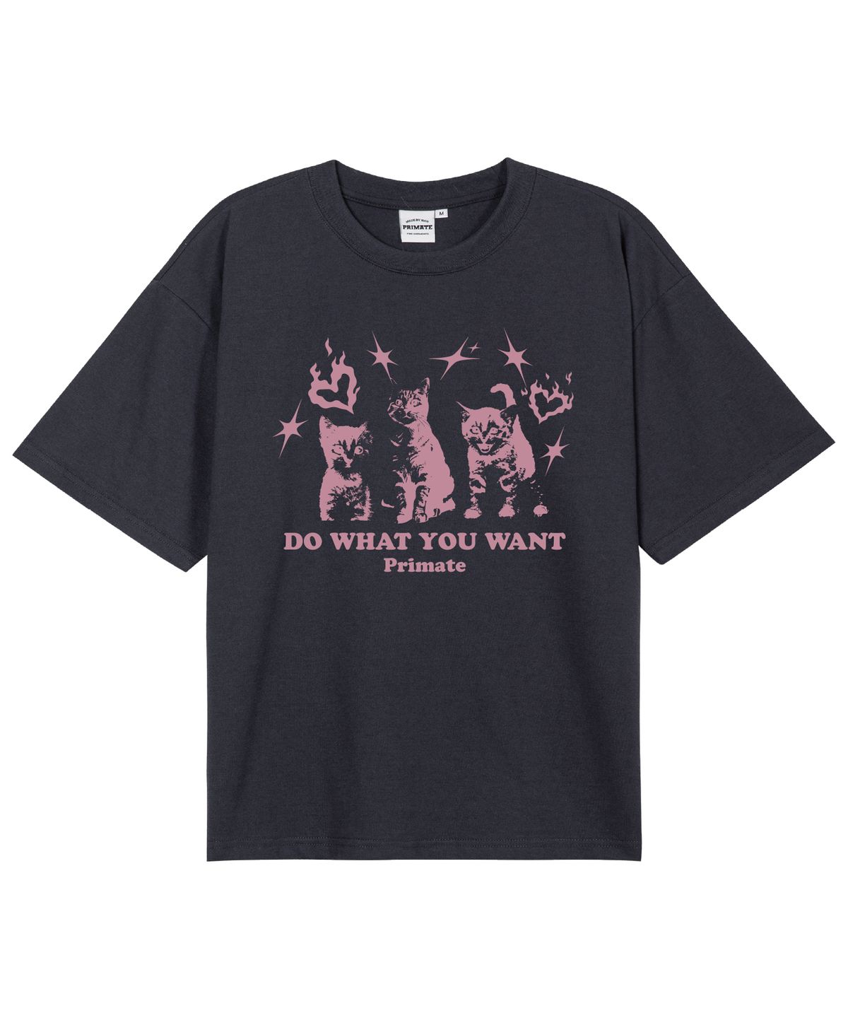 프라임에이트(PRIMATE) [COOL COTTON] CATITUDE 오버핏 반팔티셔츠 8 COLORS