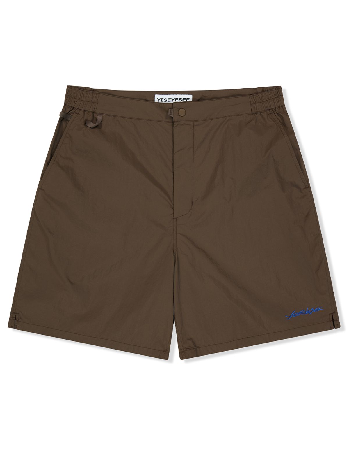 예스아이씨(YESEYESEE) Nylon Dash Shorts Brown
