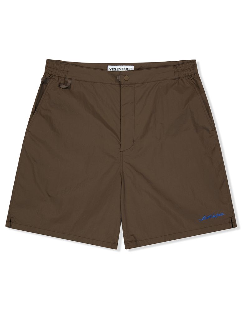 Nylon Dash Shorts Brown