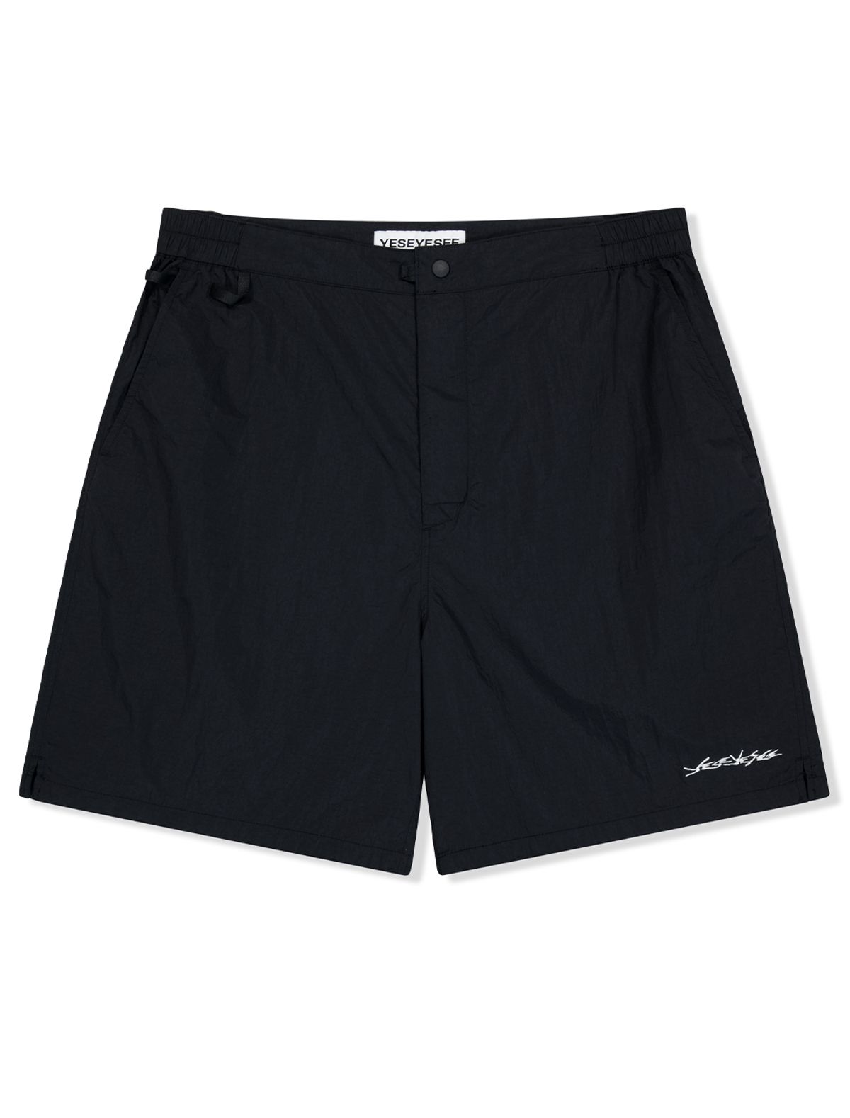 예스아이씨(YESEYESEE) Nylon Dash Shorts Black