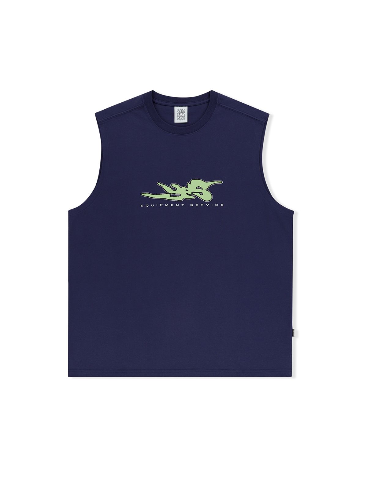 예스아이씨(YESEYESEE) Y.E.S Title Sleeveless Light Navy