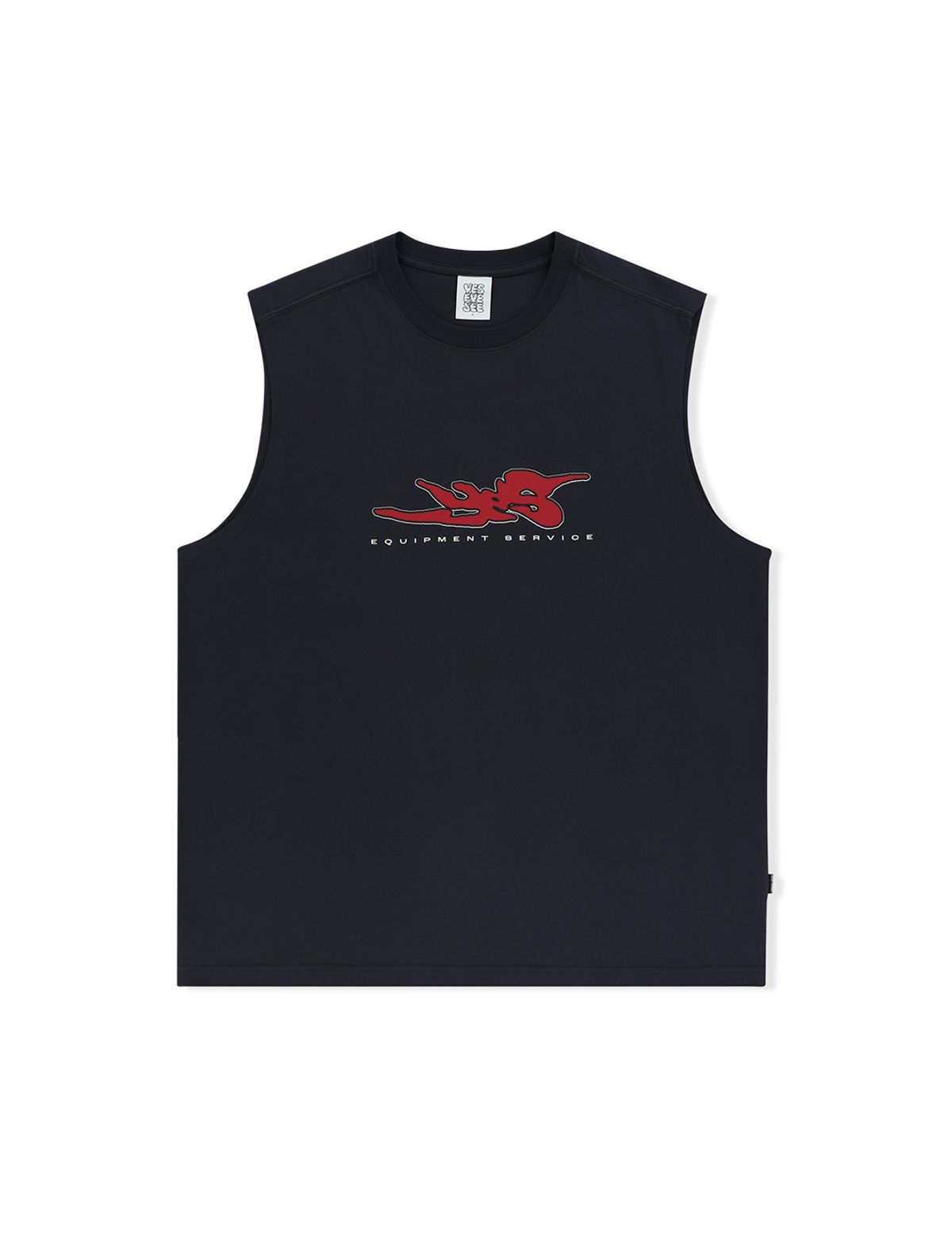 예스아이씨(YESEYESEE) Y.E.S Title Sleeveless Charcoal
