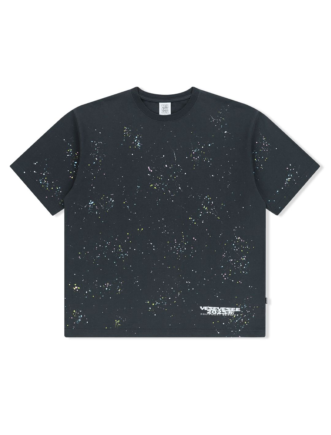 ★YESEYESEE★ YES Multi Painted Tee Charcoal YS251TTSST17CHA MUSINSA | YESEYESEE Y.E.S Multi Painted Tee Charcoal
