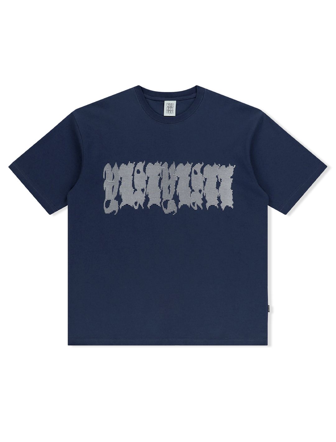 ★YESEYESEE★ YES Typo Tee Light Navy YS251TTSST14LNV yeseyesee Y.E.S Typo Tee - Light Navy | 하이츠스토어