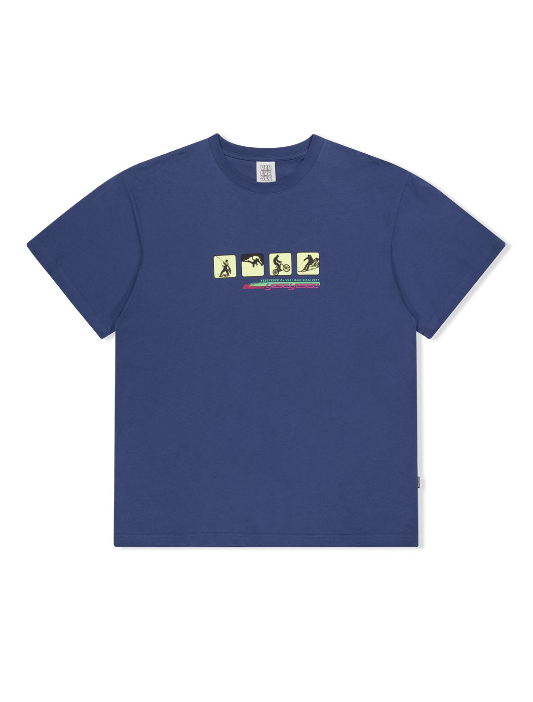 ★YESEYESEE★ YES Outdoor Tee Cobalt Blue YS251TTSST13CBL MUSINSA | YESEYESEE Y.E.S Outdoor Tee Cobalt Blue