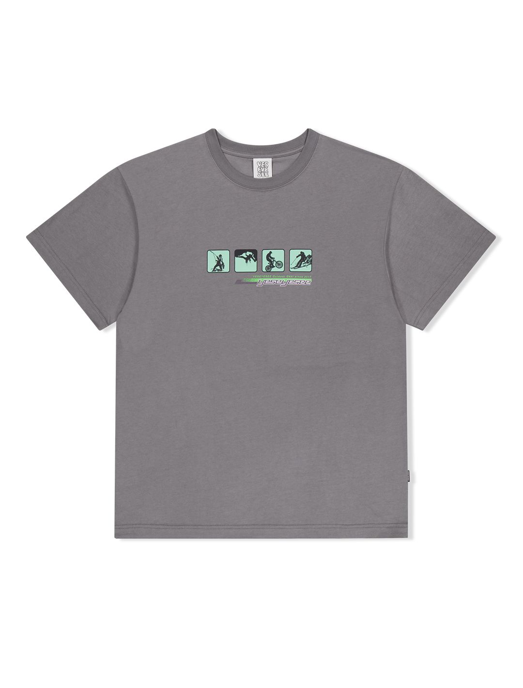 ★YESEYESEE★ YES Outdoor Tee Dark Grey YS251TTSST13DGE MUSINSA | YESEYESEE Y.E.S Outdoor Tee Dark Grey