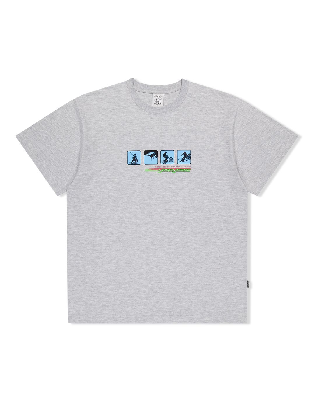 【YESEYESEE】★Y.E.SアウトドアTee★ yeseyesee Y.E.S Outdoor Tee - Dark Grey | International Store